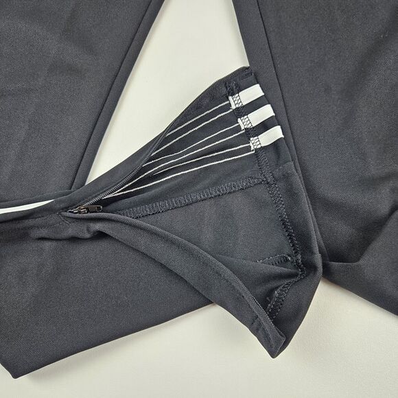 Adidas Climalite Warm-Up‎ Womens XS Knit Regular 3-Stripes Track Pants Zip Cuffs - Picture 2 of 11